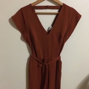 Burnt oranger jumpsuit